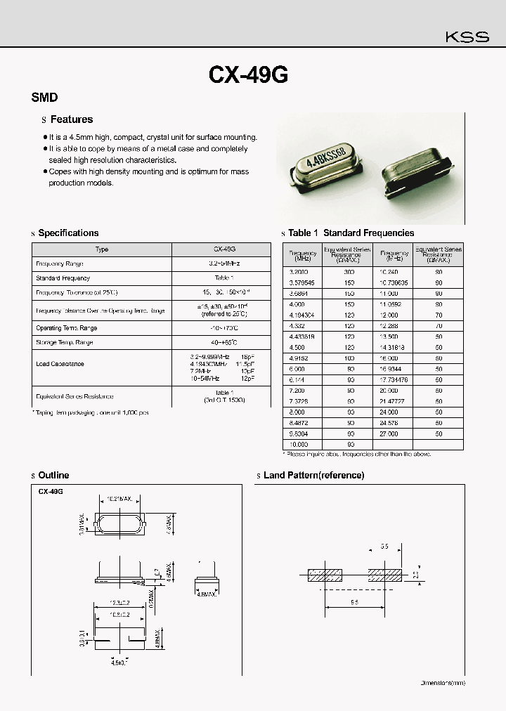 CX-49G_412505.PDF Datasheet