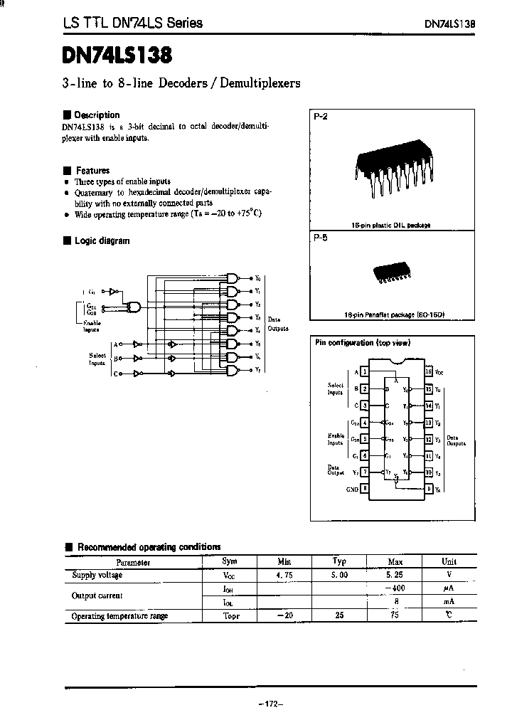 DN74LS138_427217.PDF Datasheet