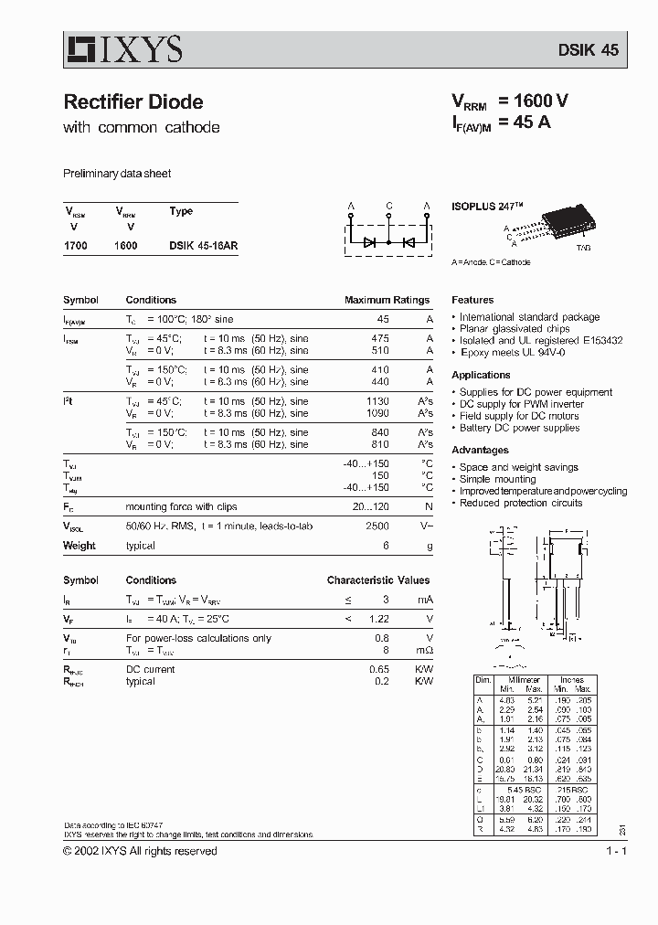 DSIK45_407737.PDF Datasheet