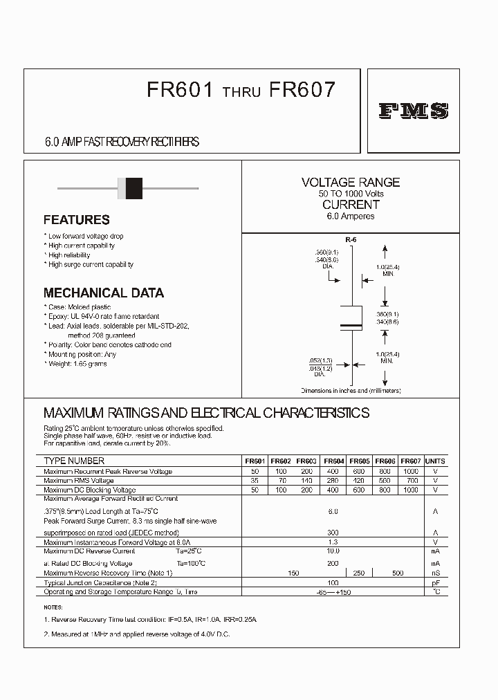 FR606_408105.PDF Datasheet