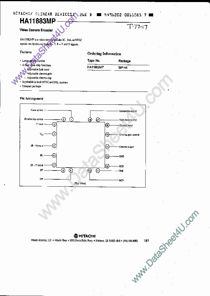 HA11883MP_393779.PDF Datasheet