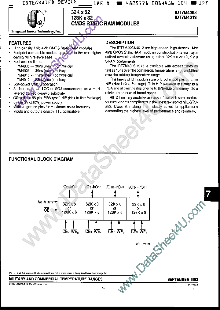 IDT7M4013_393476.PDF Datasheet