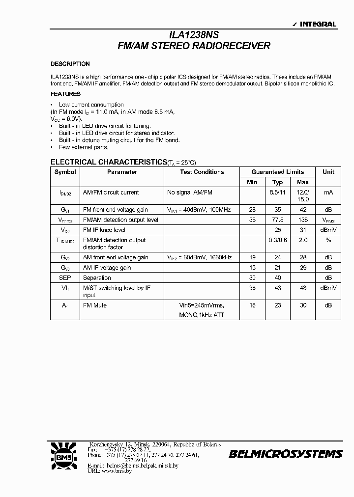 ILA1238NS_399255.PDF Datasheet