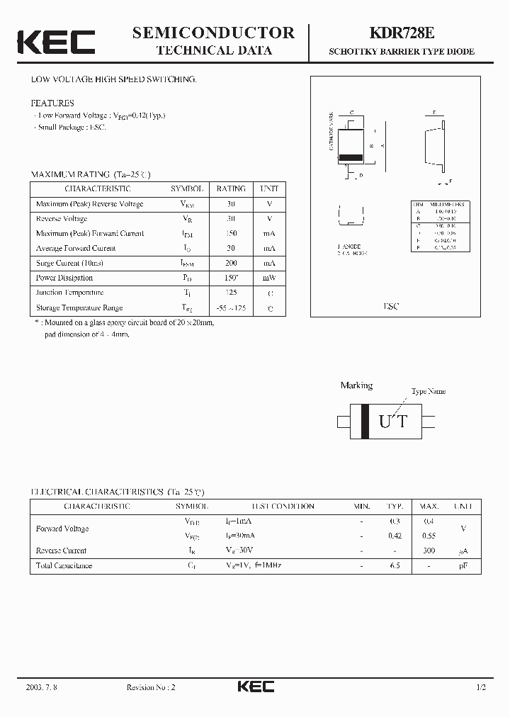 KDR728E_428605.PDF Datasheet