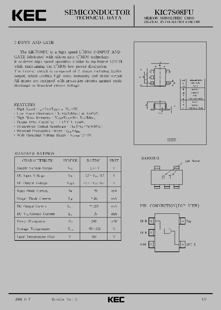 KIC7S08FU_401378.PDF Datasheet