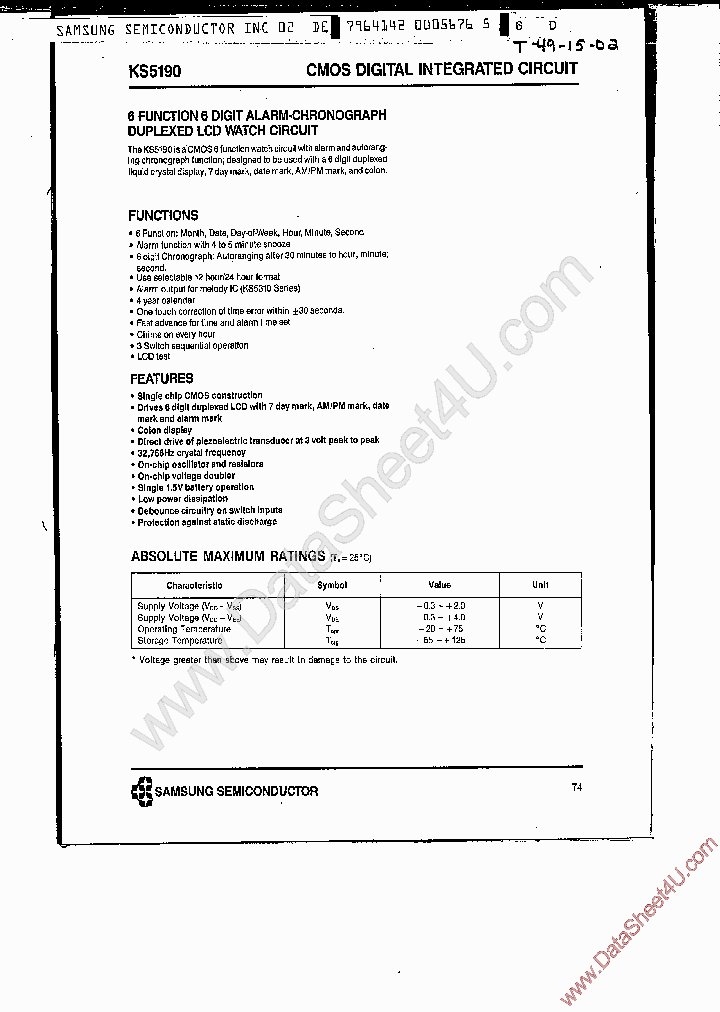 KS5190_412331.PDF Datasheet