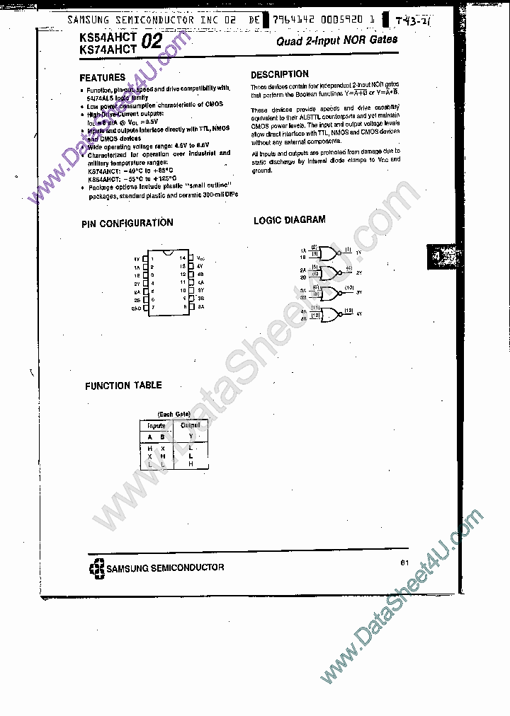 KS74AHCT02_394471.PDF Datasheet
