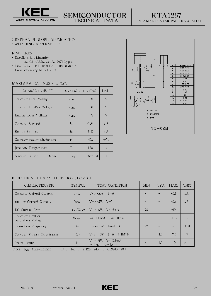 KTA1267_398593.PDF Datasheet