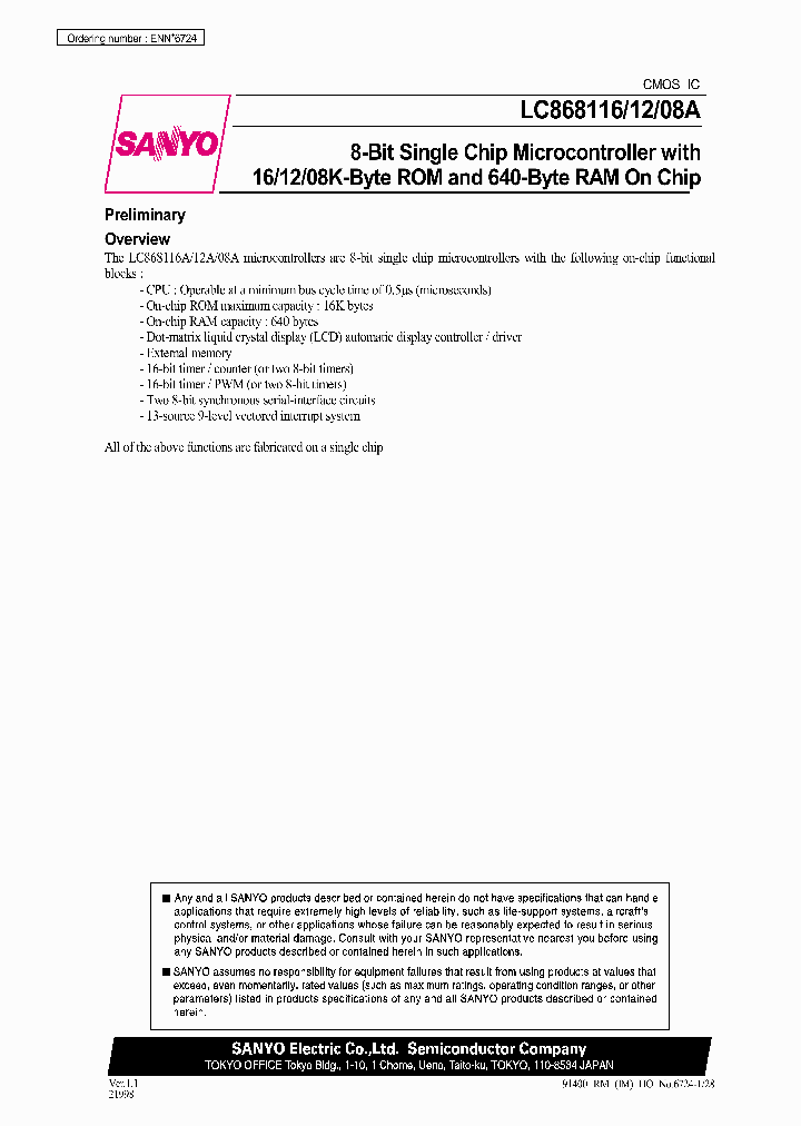 LC868116_421456.PDF Datasheet