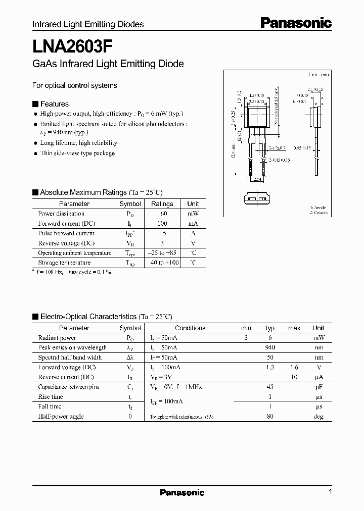 LNA2603F_401434.PDF Datasheet