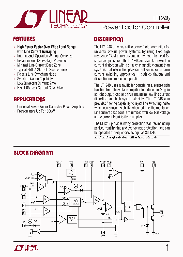 LT1248_120118.PDF Datasheet