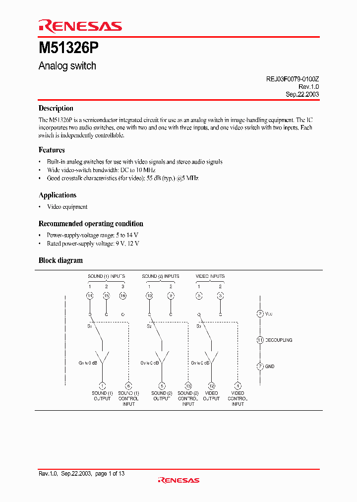 M51326P_396711.PDF Datasheet