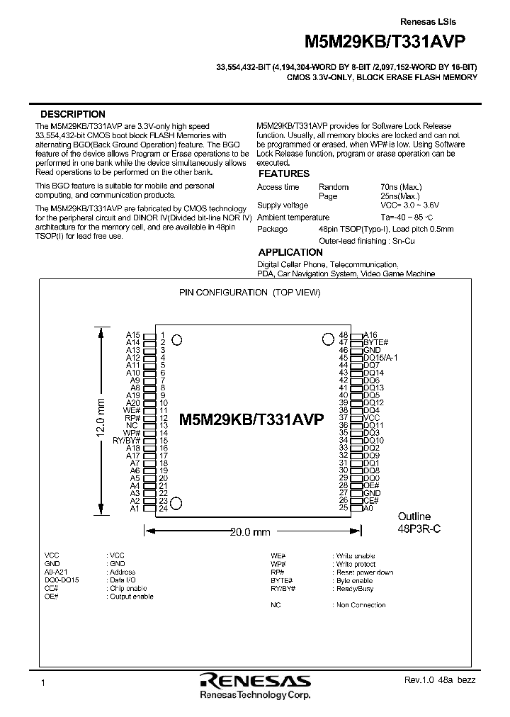 M5M29KBT331AVP_405364.PDF Datasheet