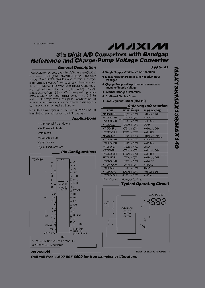 MAX138_79254.PDF Datasheet