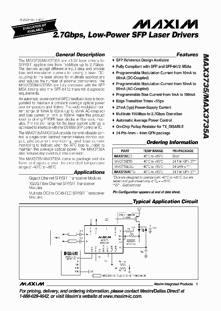 MAX3735A_198069.PDF Datasheet