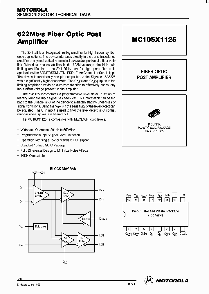 MC10SX1125_373420.PDF Datasheet