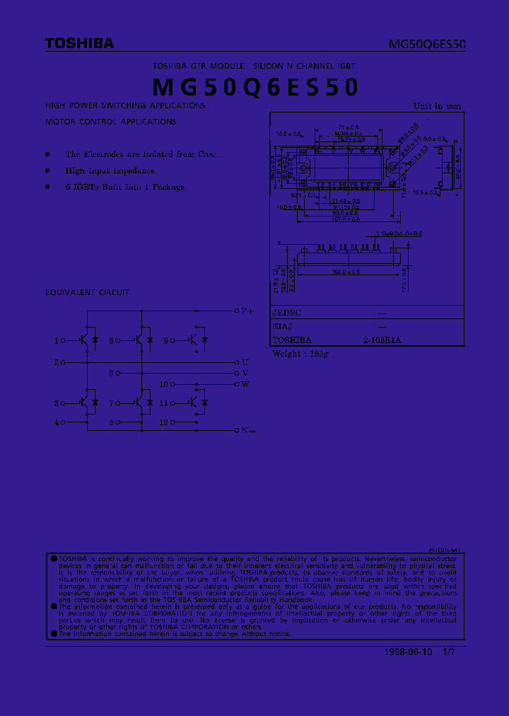 MG50Q6ES50_387333.PDF Datasheet