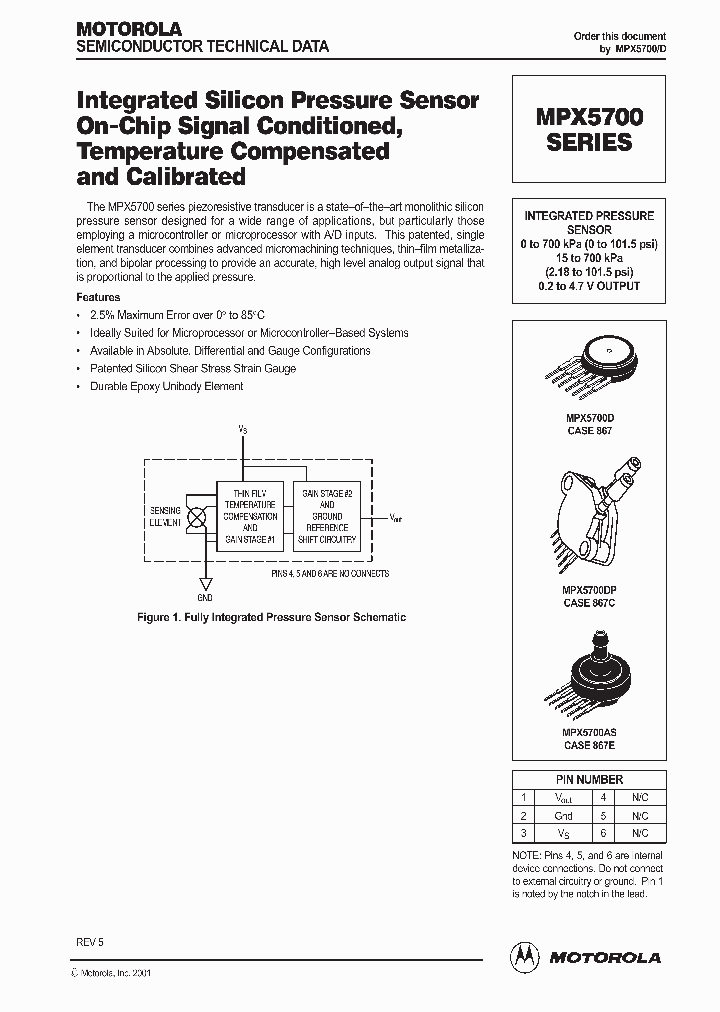 MPX5700_390188.PDF Datasheet