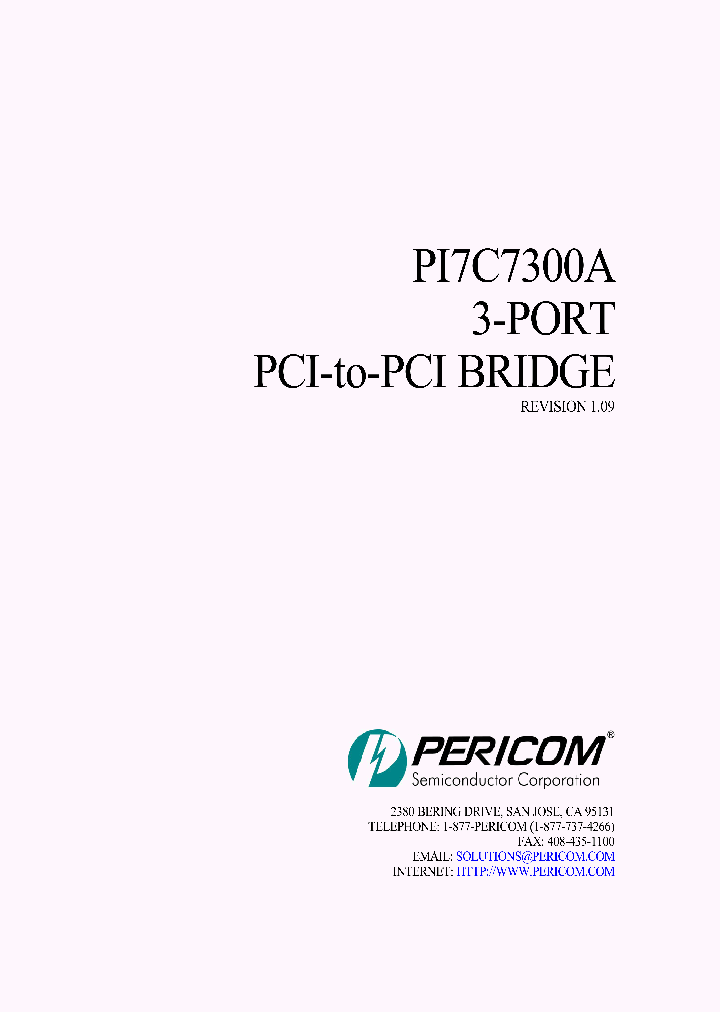 PI7C7300_398393.PDF Datasheet