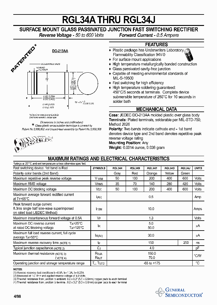 RGL34G_422393.PDF Datasheet