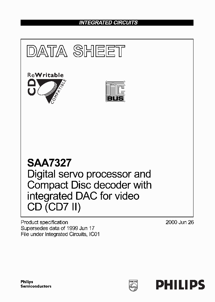 SAA7327H_435151.PDF Datasheet