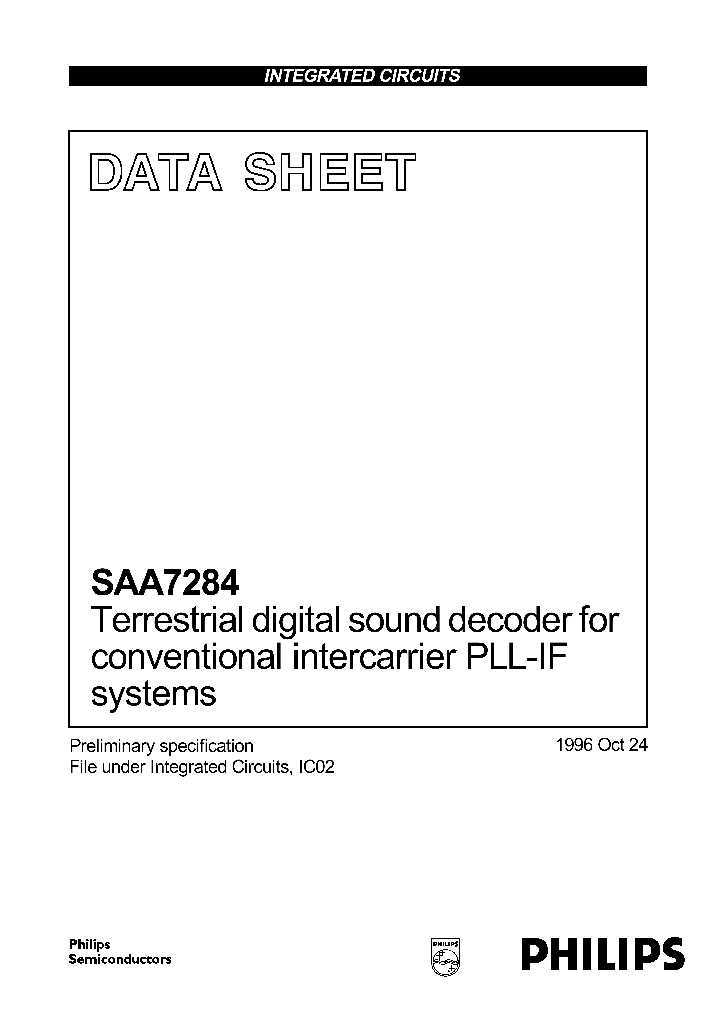 SAA7284_35207.PDF Datasheet