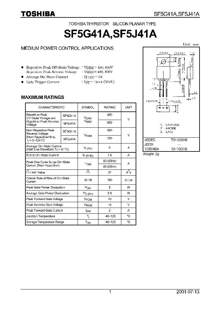 SF5J41A_402723.PDF Datasheet