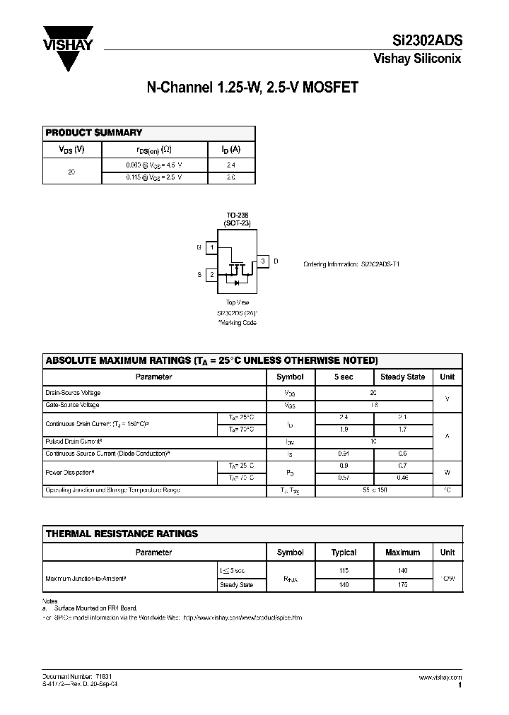 SI2302ADS_170569.PDF Datasheet