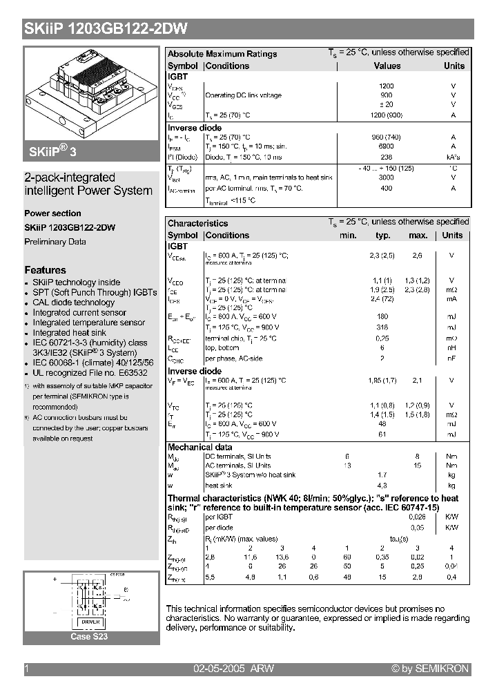 SKIIP1203GB122-2DW_430445.PDF Datasheet