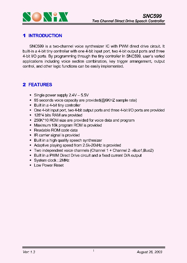 SNC599_415402.PDF Datasheet