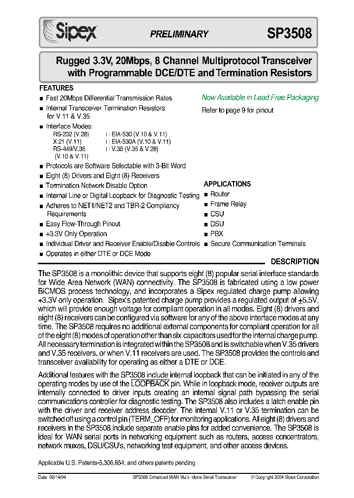 SP3508_426442.PDF Datasheet