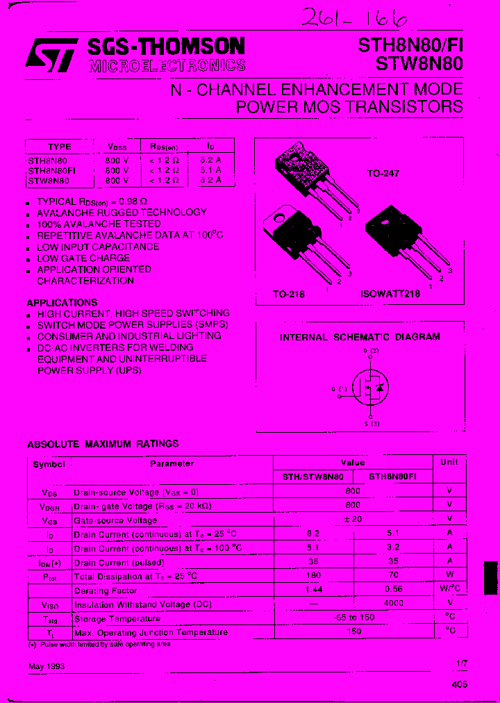 STH8N80_394850.PDF Datasheet