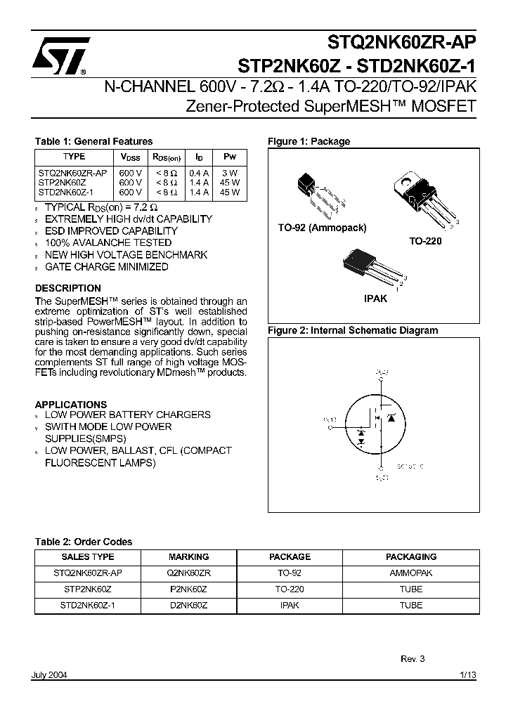 STP2NK60ZR-AP_429574.PDF Datasheet