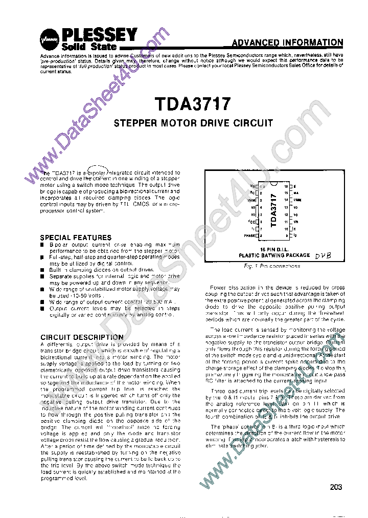 TDA3717_423691.PDF Datasheet