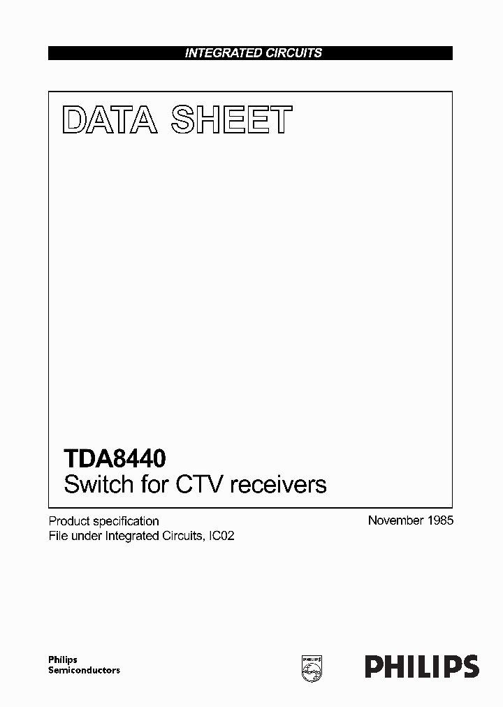 TDA8440_428931.PDF Datasheet