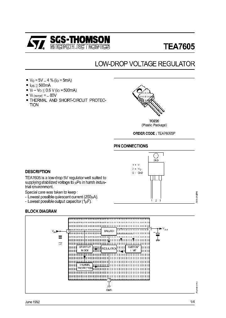 TEA7605_419501.PDF Datasheet