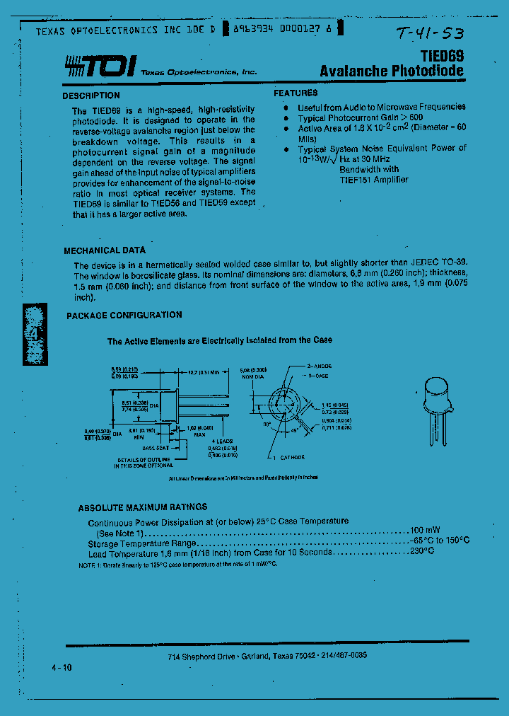 TIED69_406807.PDF Datasheet