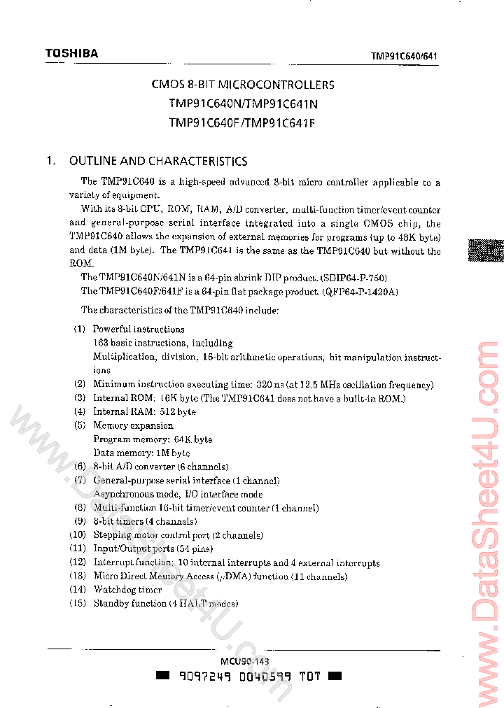 TMP91C641N_417420.PDF Datasheet