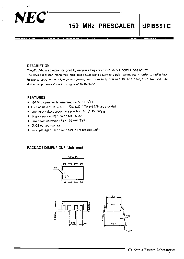 UPB551C_415037.PDF Datasheet