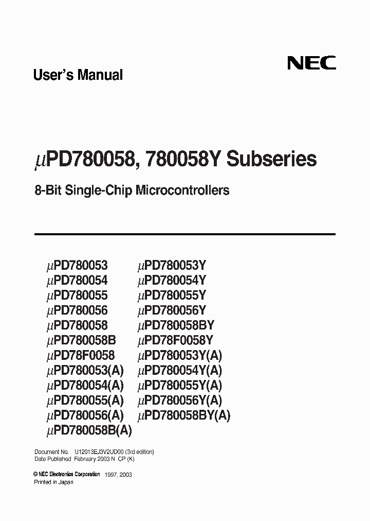 UPD780058BYA_433281.PDF Datasheet