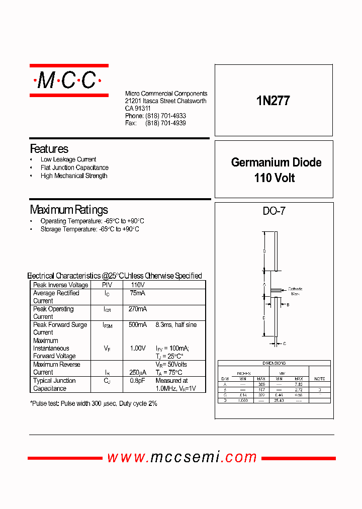 1N277_484457.PDF Datasheet Download
