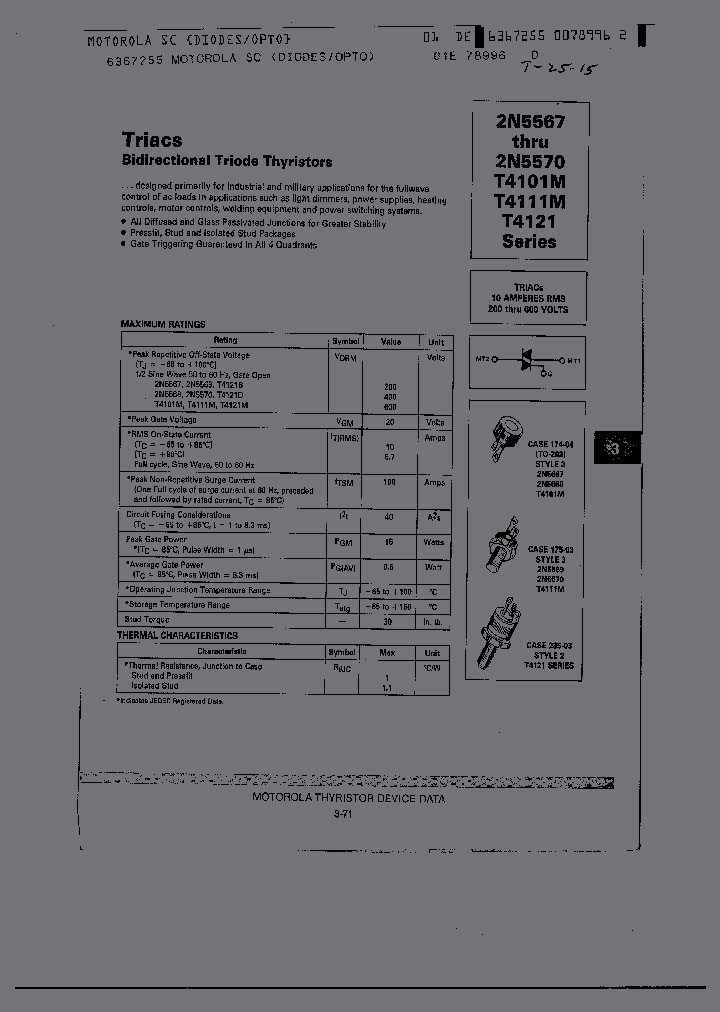 2N5568_456895.PDF Datasheet Download --- IC-ON-LINE