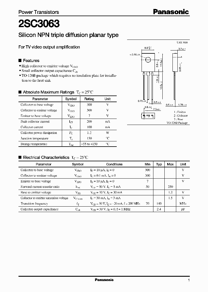 2SC3063_476297.PDF Datasheet