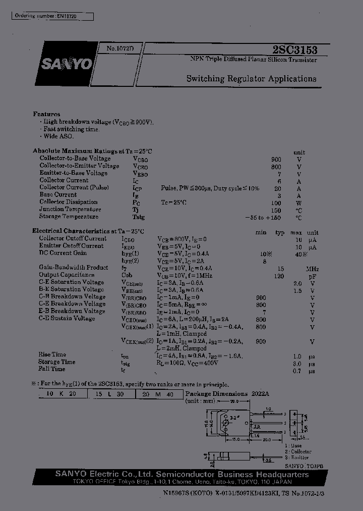 2SC3153_447972.PDF Datasheet