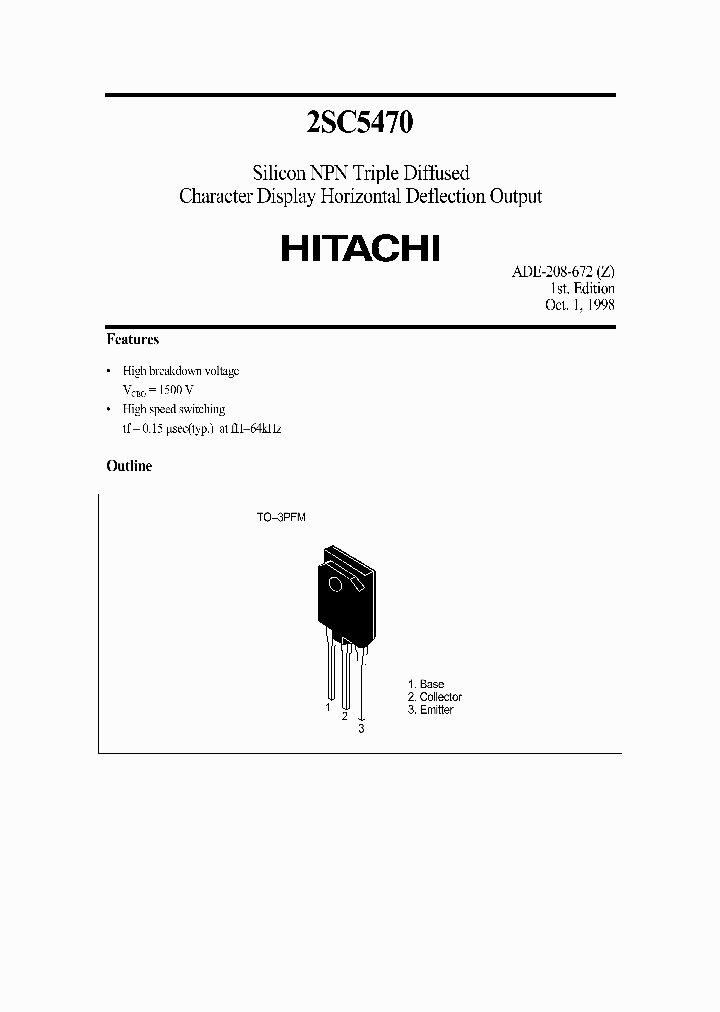 2SC547_441467.PDF Datasheet Download --- IC-ON-LINE
