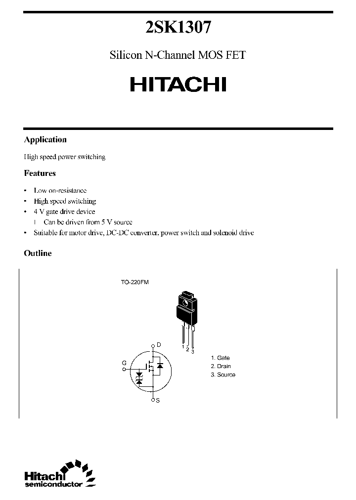 2SK1307_453833.PDF Datasheet