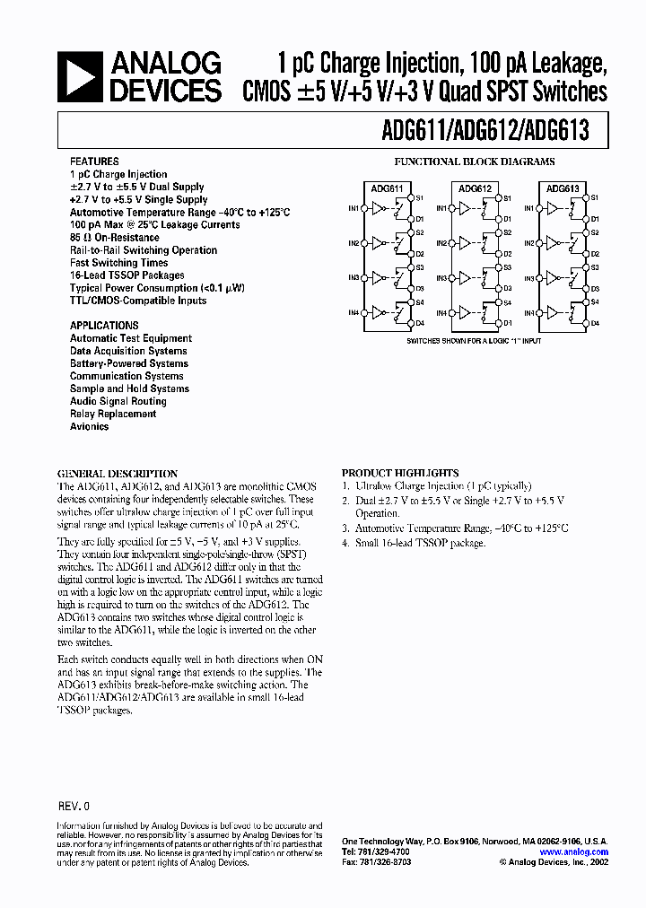 ADG612YRU-REEL_406146.PDF Datasheet