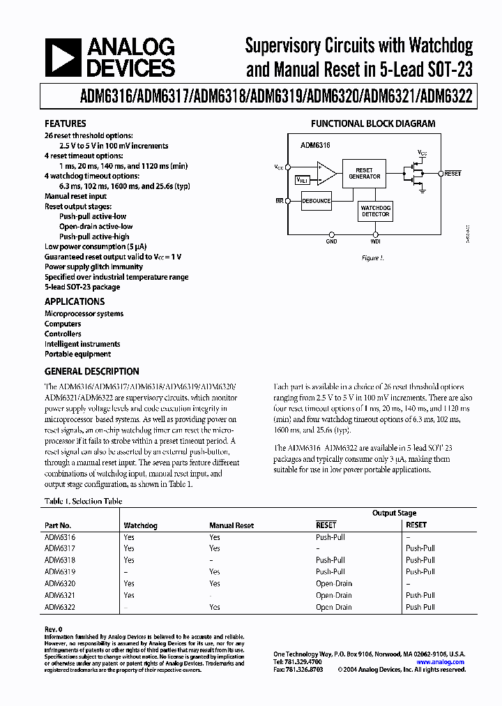 ADM6316CY46ARJ-RL7_445426.PDF Datasheet