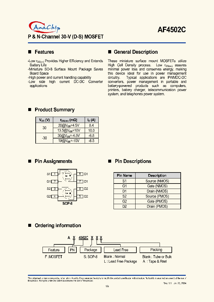 AF4502CS_484401.PDF Datasheet