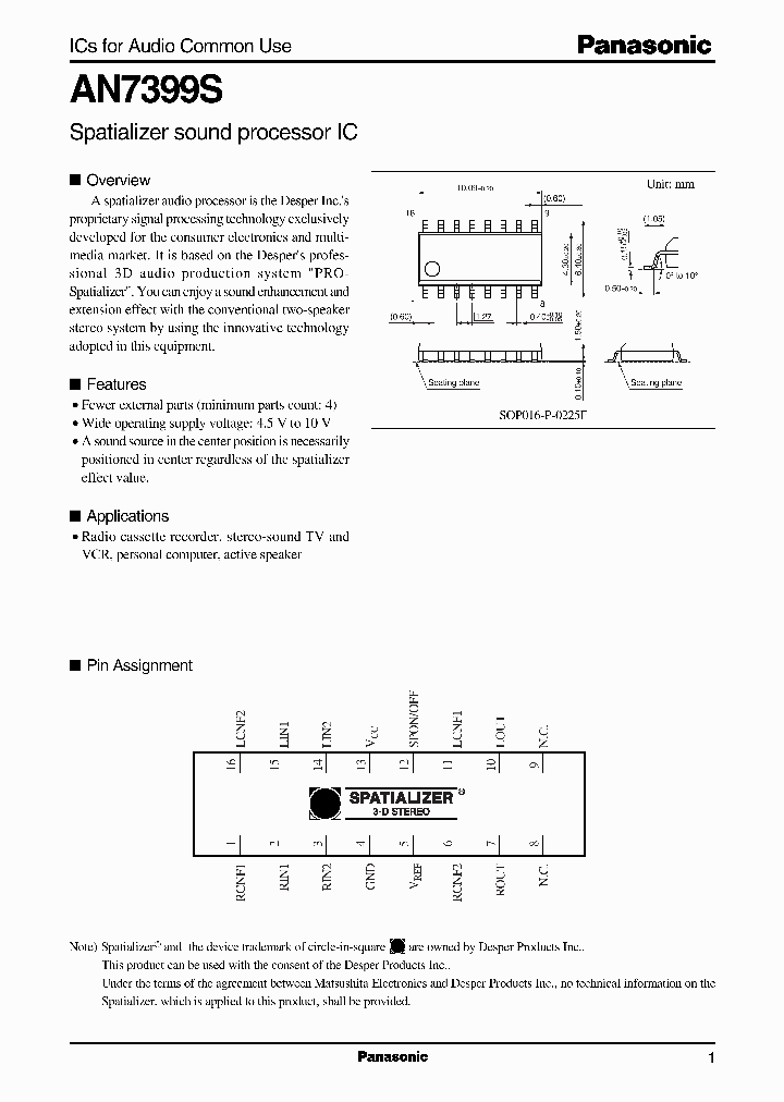 AN7399S_458805.PDF Datasheet